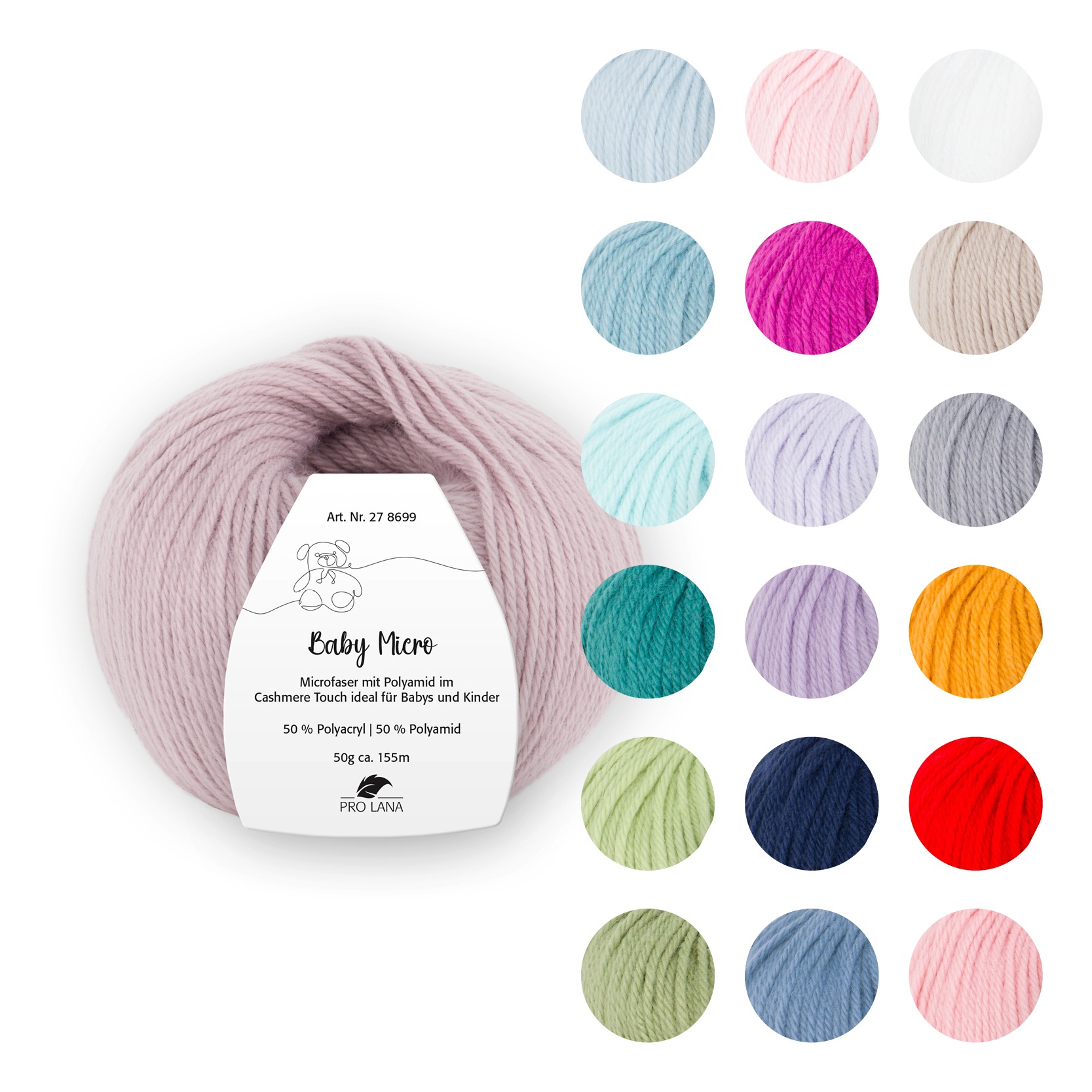 Pro Lana Baby Micro - Übersicht Pro Lana Baby Micro - Übersicht