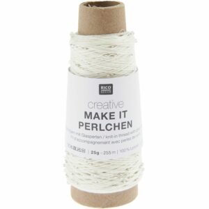 Rico Design - creative Make it Perlchen Farbe 001 Kristall
