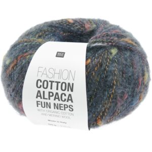 FASHION COTTON ALPACA FUN NEPS - 005 Marine